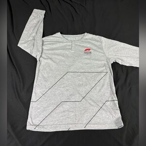 F1 Qatar Airways Mens Gray Long Sleeve T-Shirt Size M